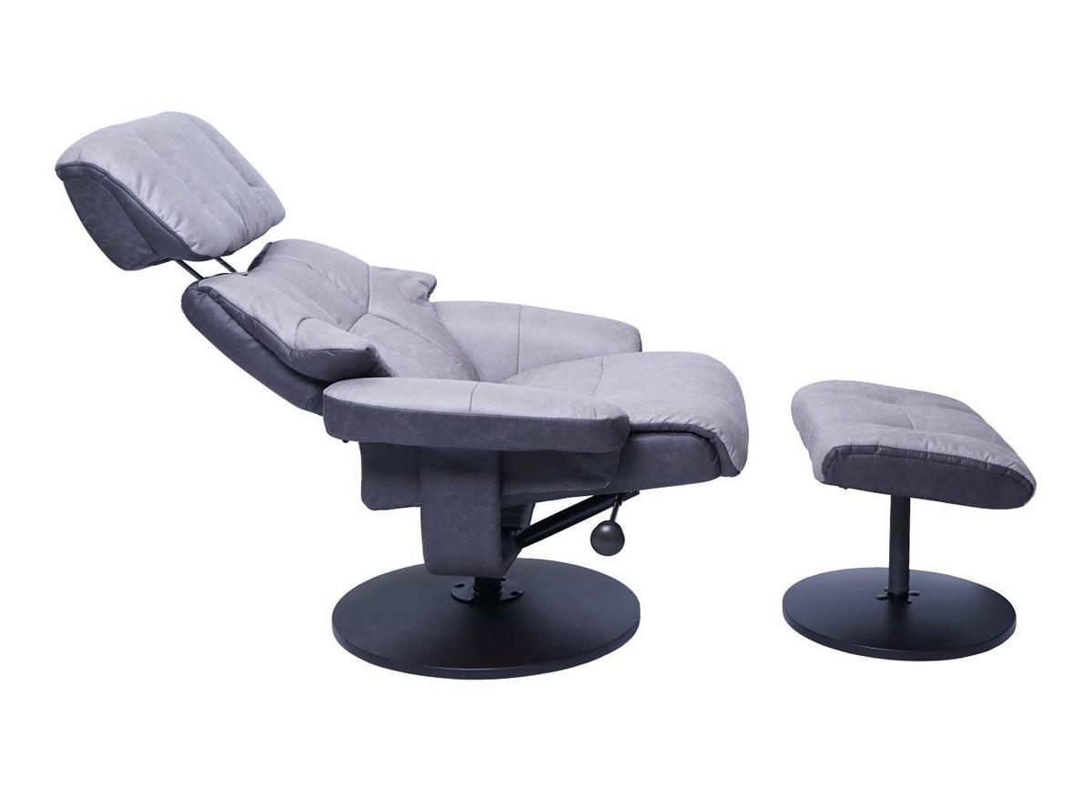 RELAXSESSEL Hellgrau - Hellgrau, Textil (82/102/70cm) - MCA