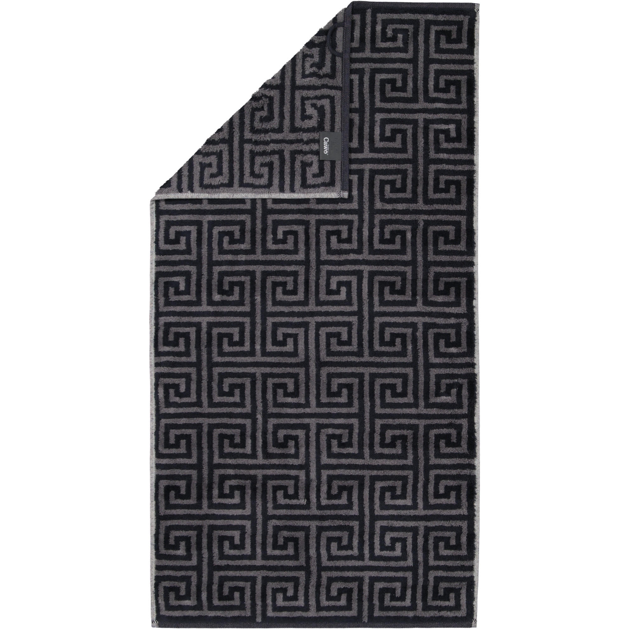 HANDTUCH NOBLESSE ELEGANCE ALLOVER 1088 ANTHRAZIT - 97 - Grau, Textil (50/100cm) - Cawoe