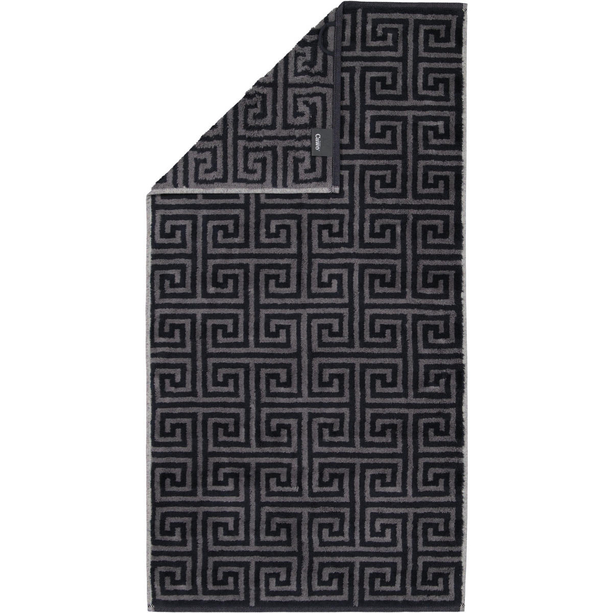 HANDTUCH NOBLESSE ELEGANCE ALLOVER 1088 ANTHRAZIT - 97 - Grau, Textil (50/100cm) - Cawoe
