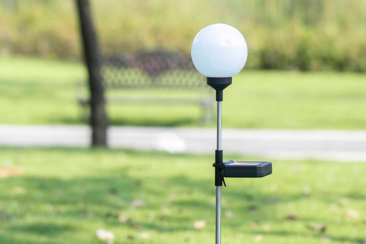 LED-SOLAR-GARTENSTÄBE - automatische Beleuchtung für stimmungsvolles Licht im Außenbereich - Weiß, Kunststoff (10/10/80cm) - Northpoint