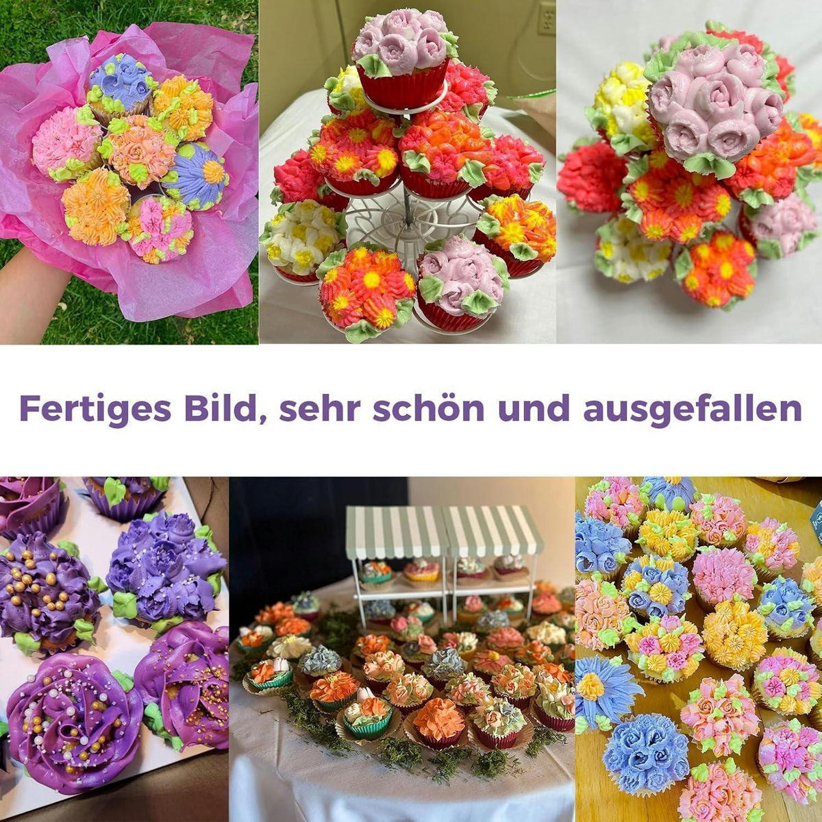 SPRITZBEUTEL Set 32-teilig Edelstahl mit Silikon Spritzbeutel - Multicolor, Metall (3.7/4.2/4.2cm)