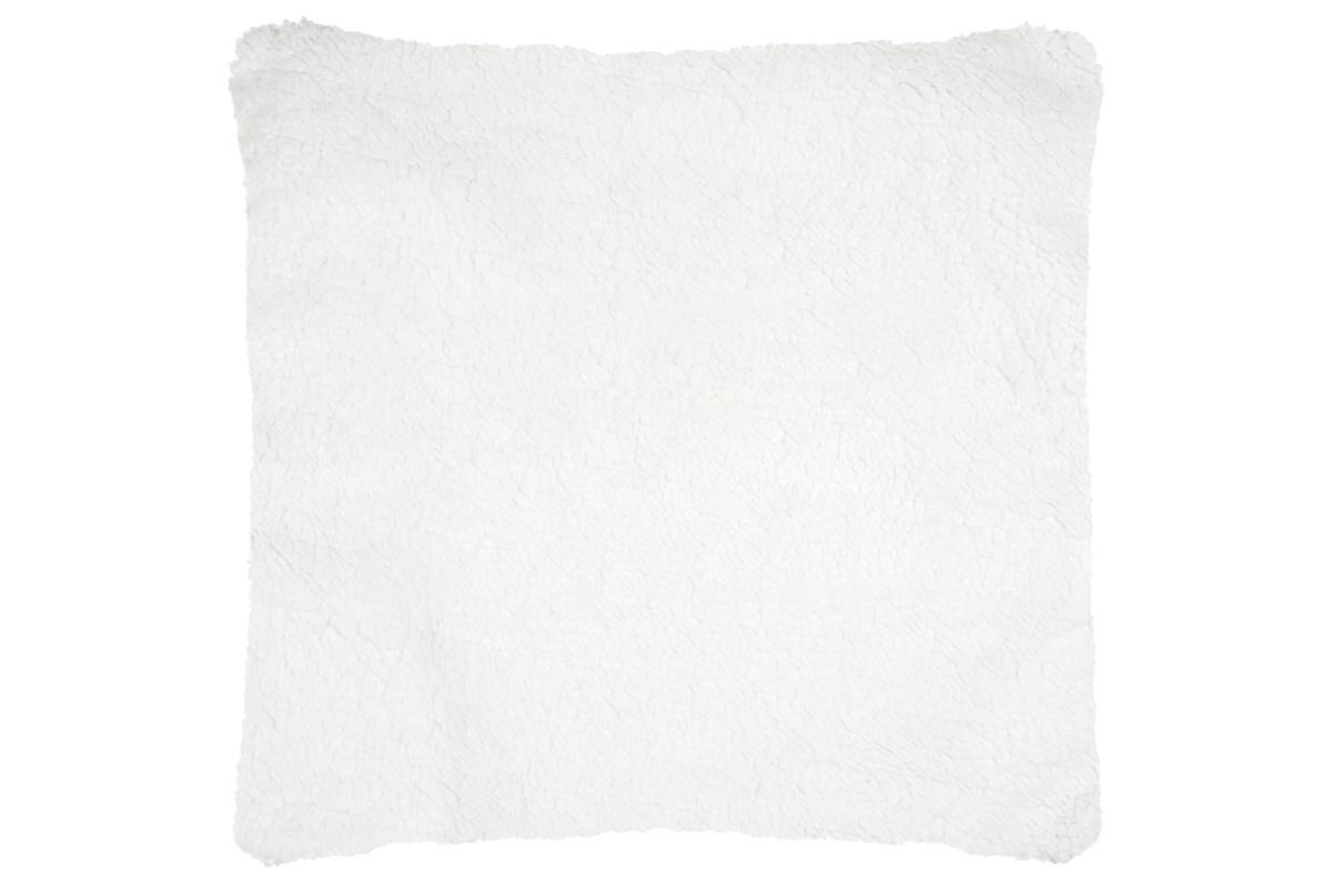 WEIHNACHTSKISSEN Klaus 45/45 cm - Weiß, Textil (45/45cm)