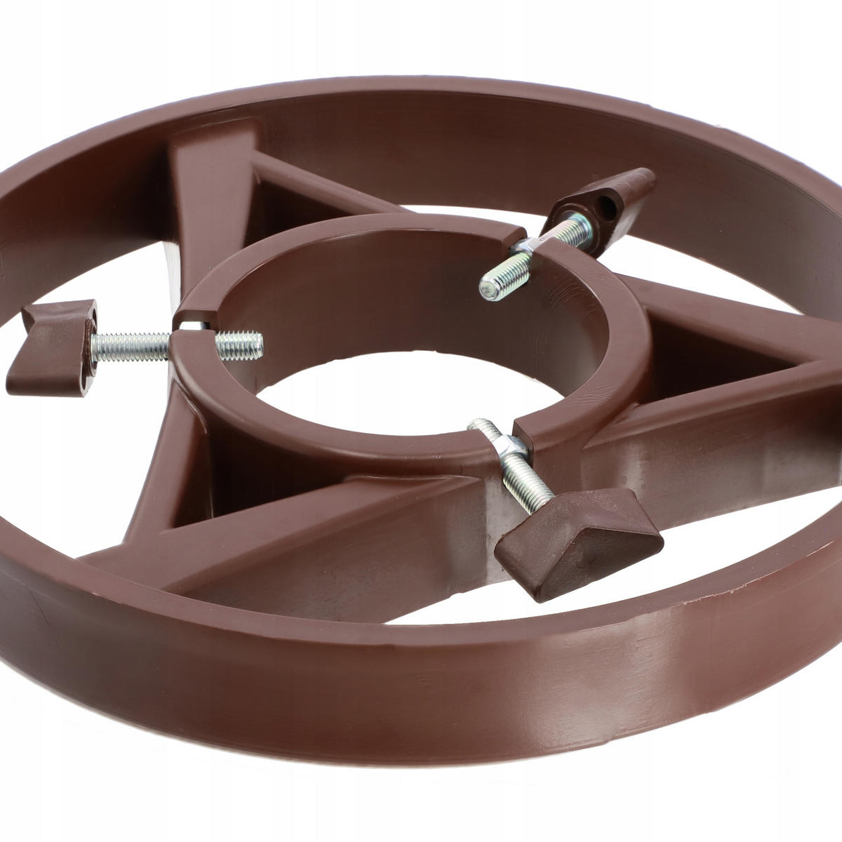 KADAX Weihnachtsbaumständer für einen echten Weihnachtsbaum, Topfbaum 2,4 m - Grün, Kunststoff (24.5cm) - KADAX