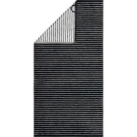 DUSCHTUCH BLACK&WHITE RINGEL 6280 SCHWARZ/WEISS - 96 - Schwarz, Textil (80/150cm) - Cawoe
