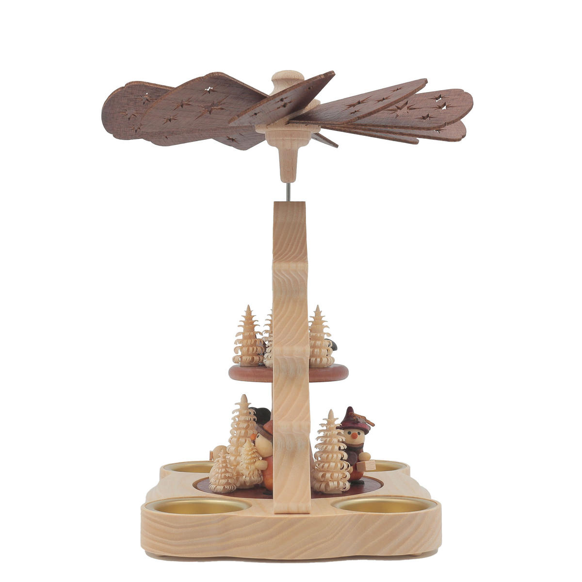 TISCH-PYRAMIDE Schäfer 15/19/24 cm - Multicolor, Holz (19/24/15cm)