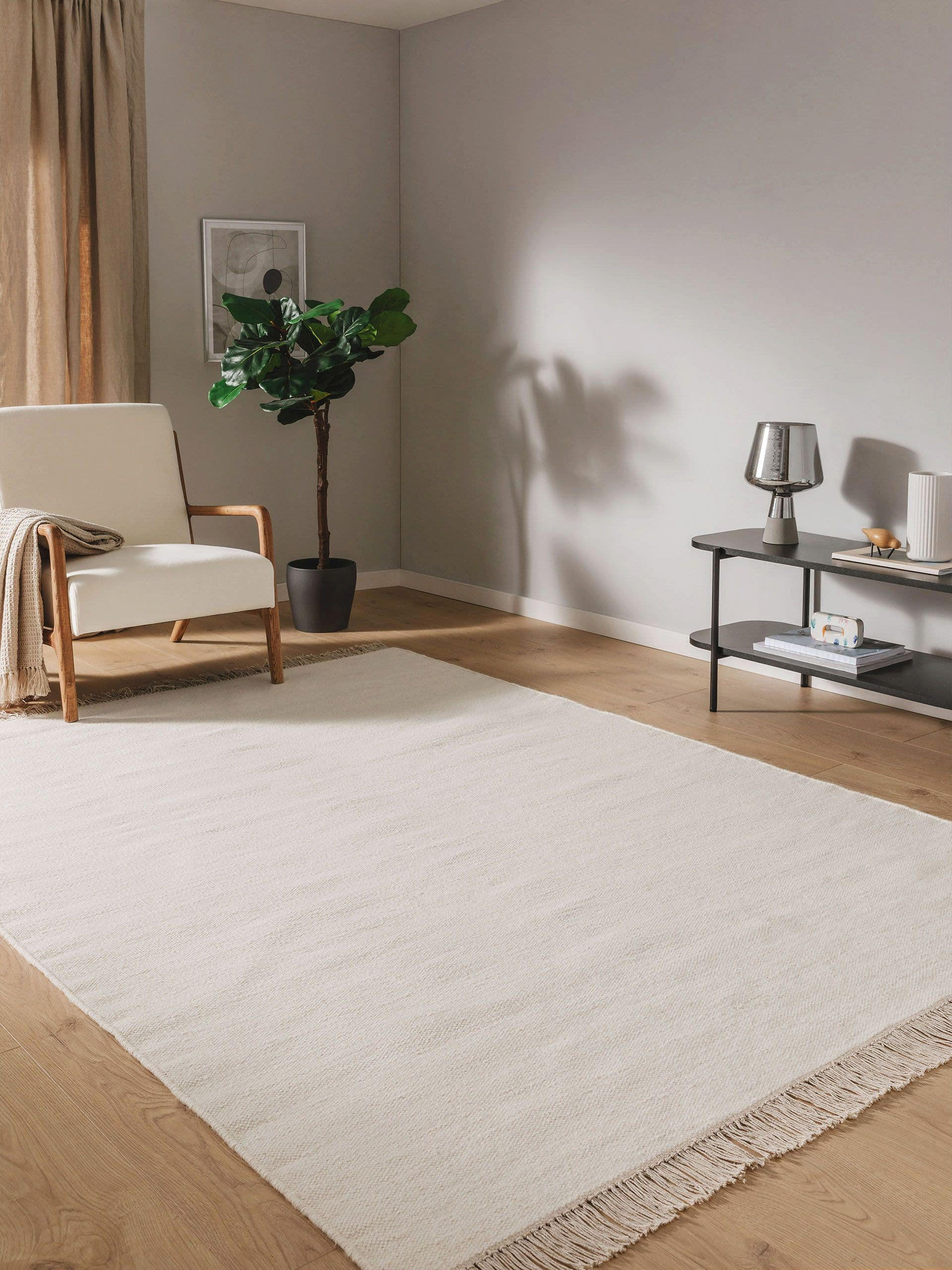 WOLLTEPPICH Liv Cream 170x240 cm - Creme, Textil (170/240cm) - benuta Pop