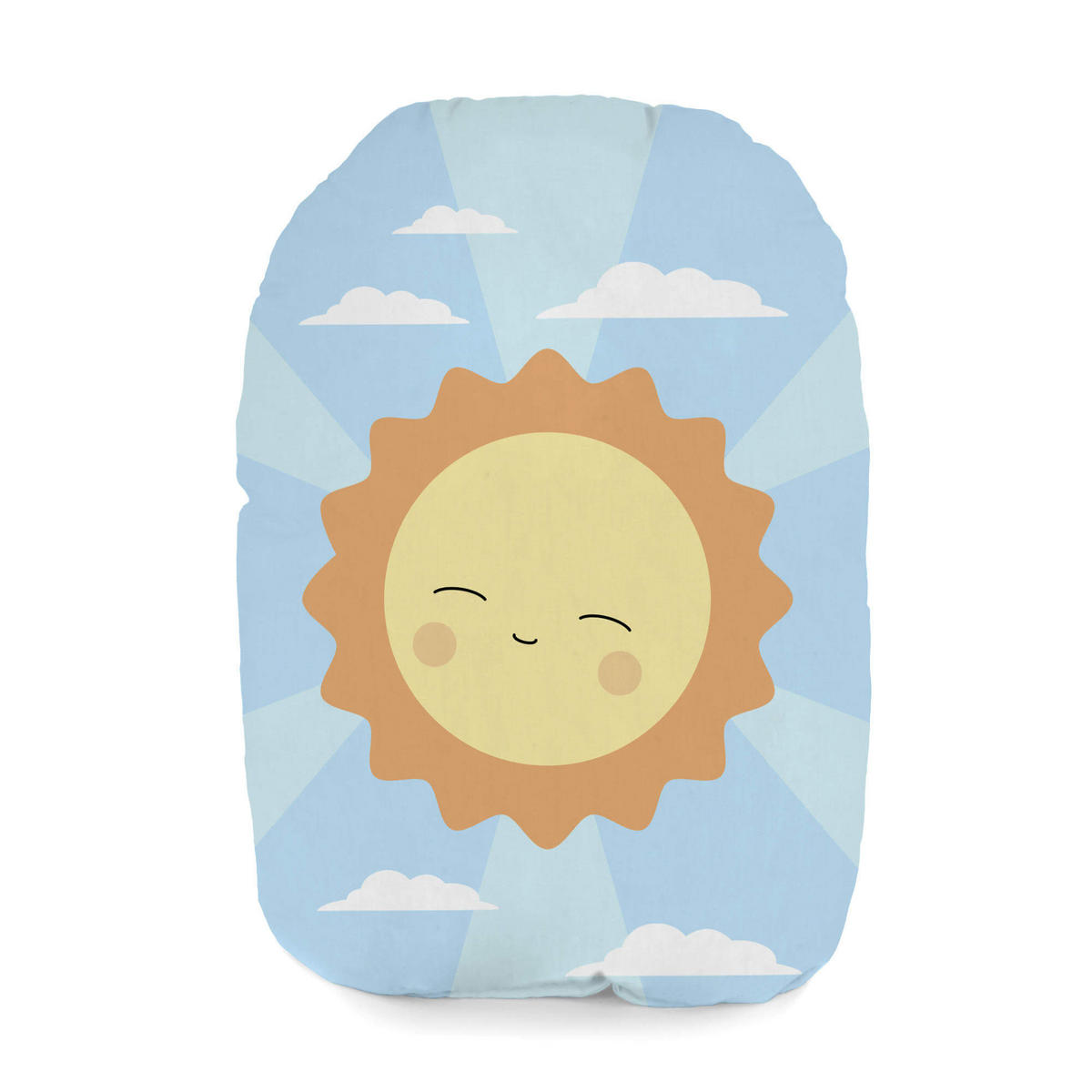 KISSEN camping 40x30 cm mehrfarbig - Multicolor, Textil (40/30cm) - Happy Friday