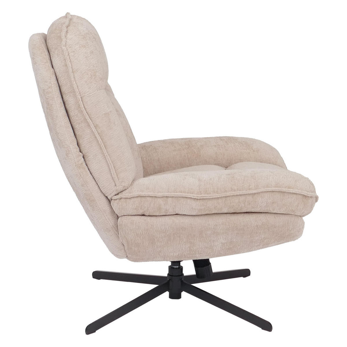 RELAXSESSEL Cremeweiß - Creme, Textil (80/96/90cm) - MCW