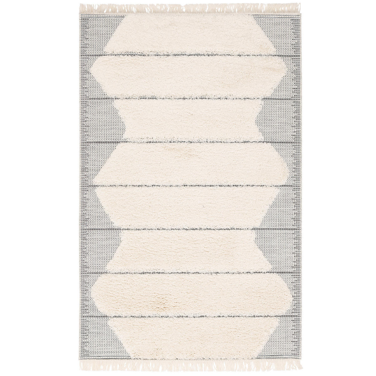 IN & OUTDOOR TEPPICH SHAGGY SYLT TREND - Grau, Textil (160/230cm) - Pergamon