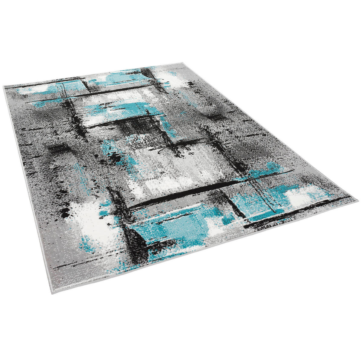 MODERN DESIGNER VELOURS TEPPICH SAMBA - Grau, Textil (120/170cm) - Pergamon