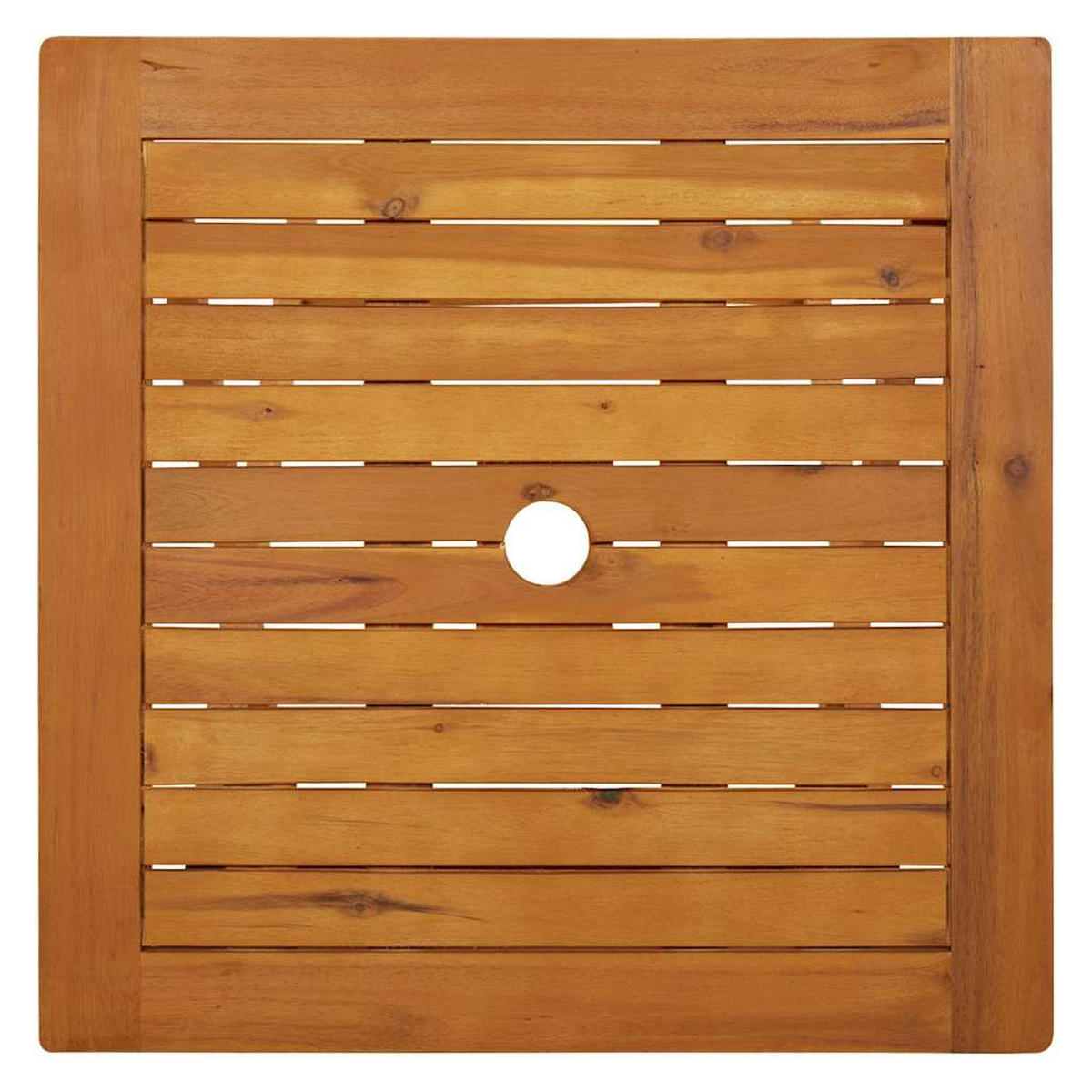 GARTENTISCH Tischgan 60/75/60 cm - Hellbraun, Naturmaterialien (60/60/75cm) - ZMH