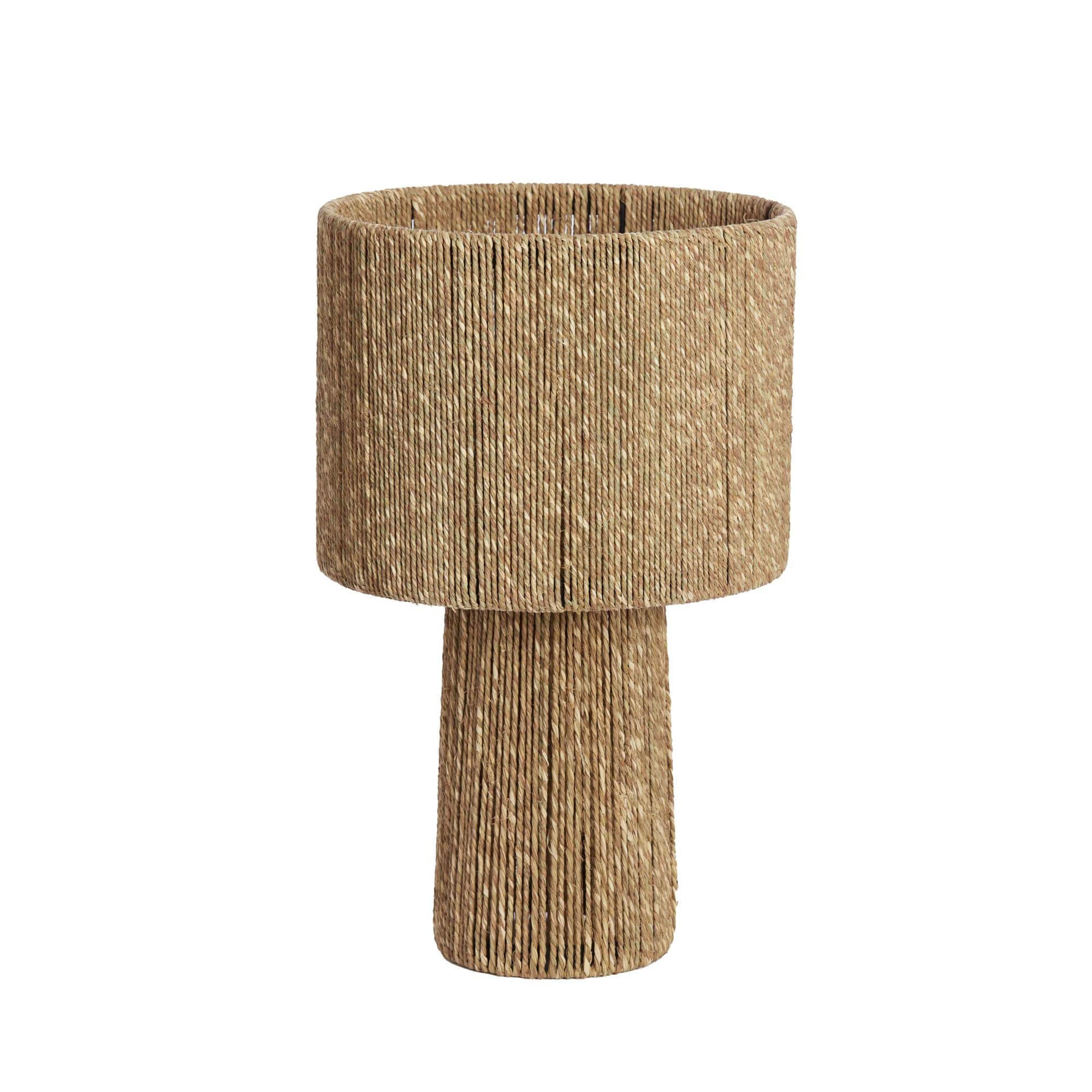 TISCHLEUCHTE PITINO Braun 31.5/31.5/51 cm - Braun, Textil (31.5/31.5/51cm) - Light & Living