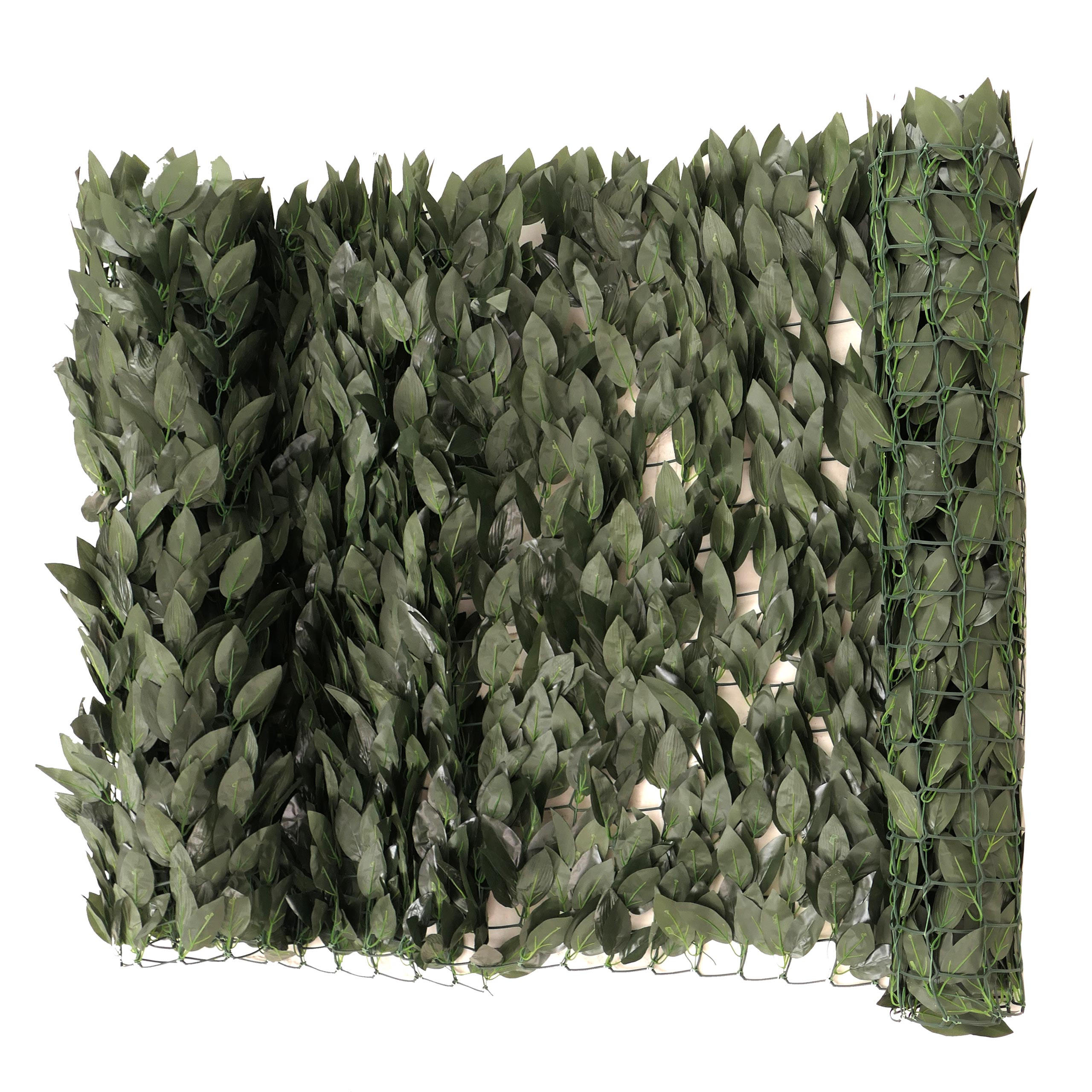 ZÁSTĚNA NA BALKON Zelená - zelená barva, plast (300/100cm) - MCW