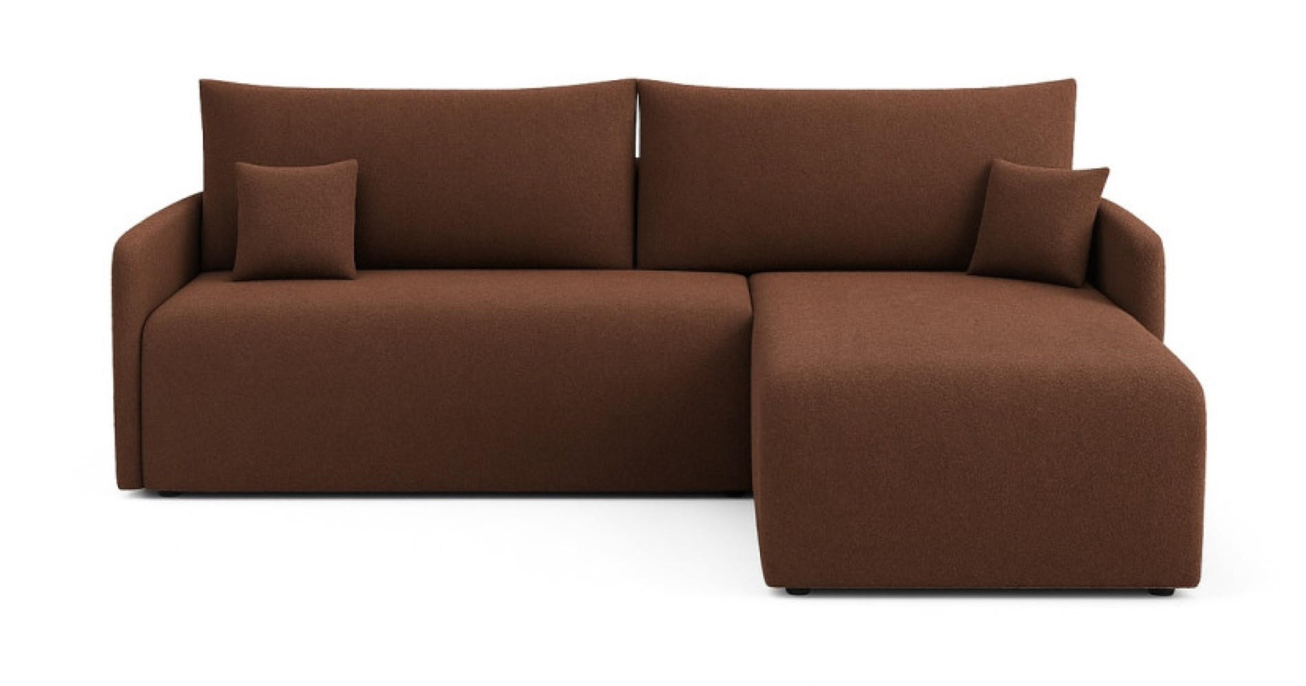 ECKSOFA Ceglasty VALIA Mit Schlaffunktion Und Bettkasten - Orange, Textil (212/145cm) - Sepro Meble