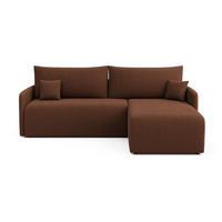 ECKSOFA Ceglasty VALIA Mit Schlaffunktion Und Bettkasten - Orange, Textil (212/145cm) - Sepro Meble