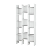 BÜCHERREGAL Weiß 29/96/192 cm - Weiß, Holzwerkstoff (96/192/29cm) - DMORA