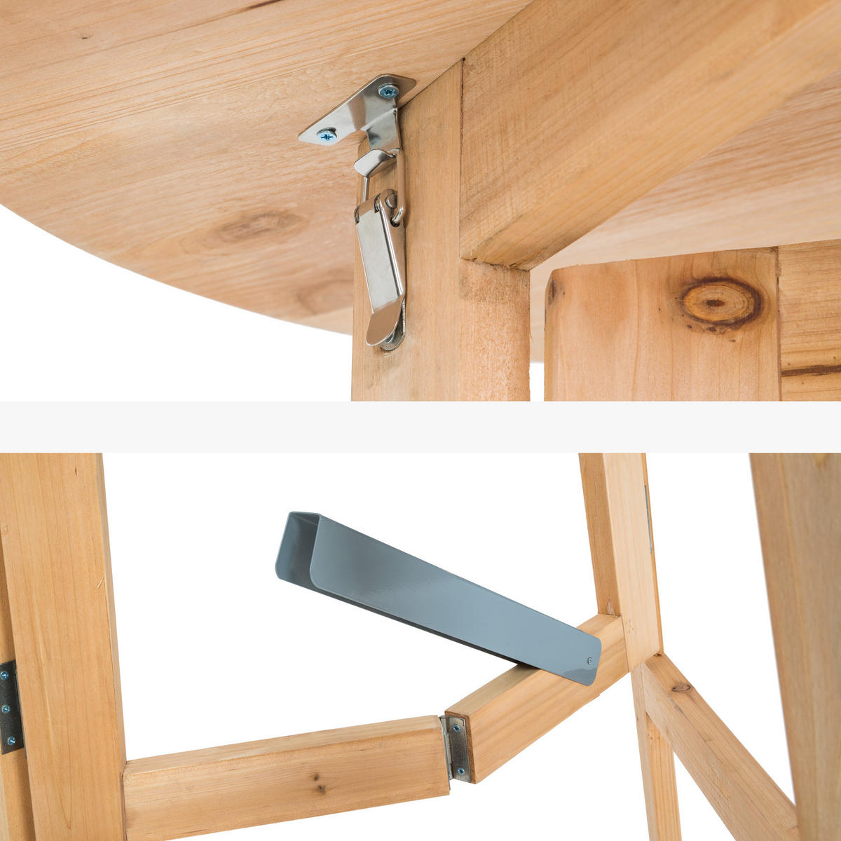 STEHTISCH Trix,79x110 cm,braun - Braun, Holz (79/110/79cm) - tectake