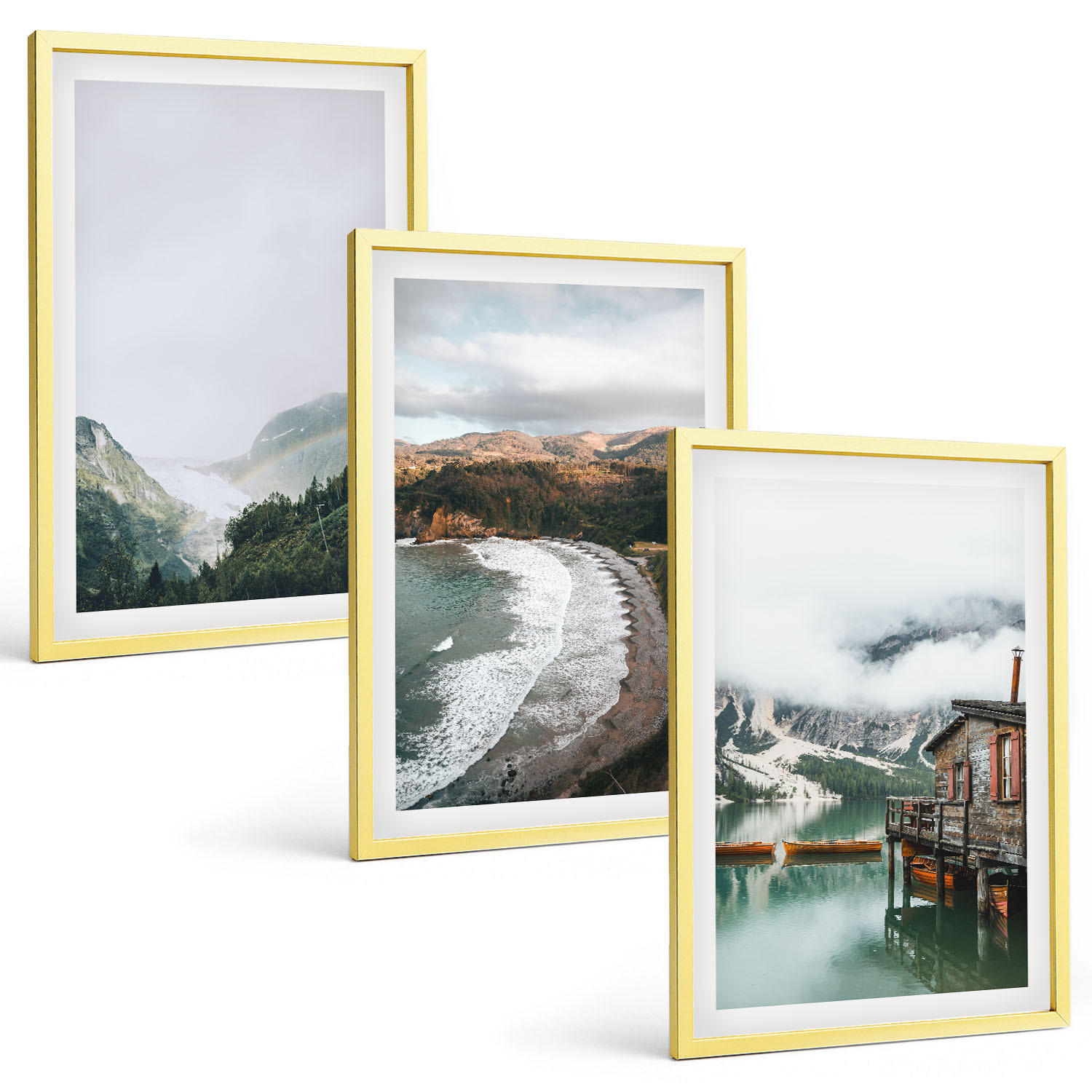 Tulup Bilder Gold 40x60 cm