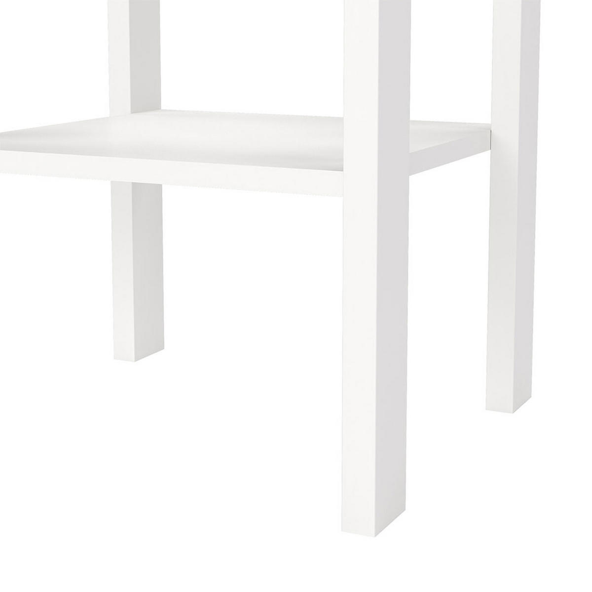 NACHTTISCH, Madrid, Weiß, Holzwerkstoff, 40 x 35 x 71 cm - Weiß, Holzwerkstoff (40/71/35cm) - ebuy24
