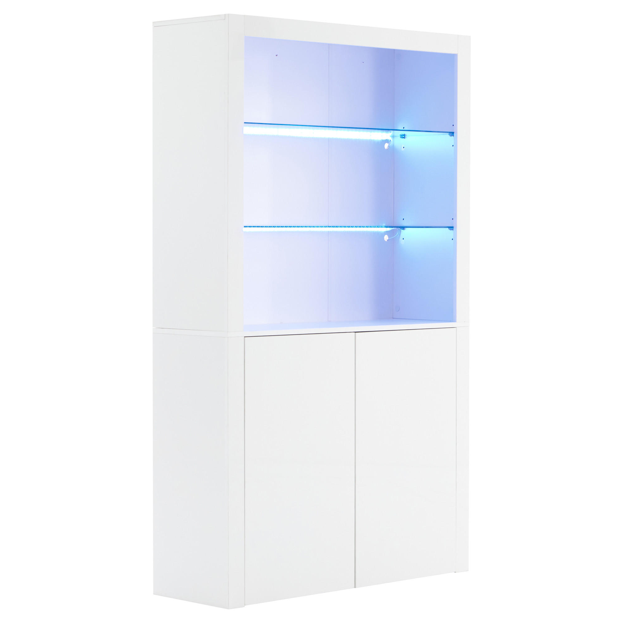 ComfortXL Vitrine Weiß 100x170x35 cm