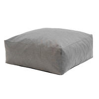 OUTDOOR-SITZSACK, Grau - Grau, Textil (85/30/85cm) - Oviala