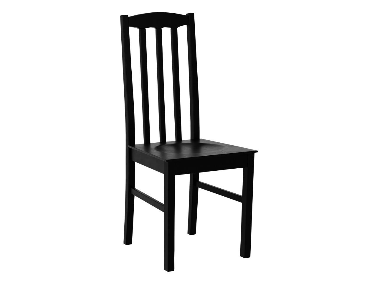 STUHL Bos XII D - Schwarz, Holz (43/90/47cm) - MIRJAN24