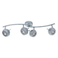 LED DECKENLEUCHTE Metall Grau Antik - Grau, Metall (64/14/16cm) - Globo Lighting