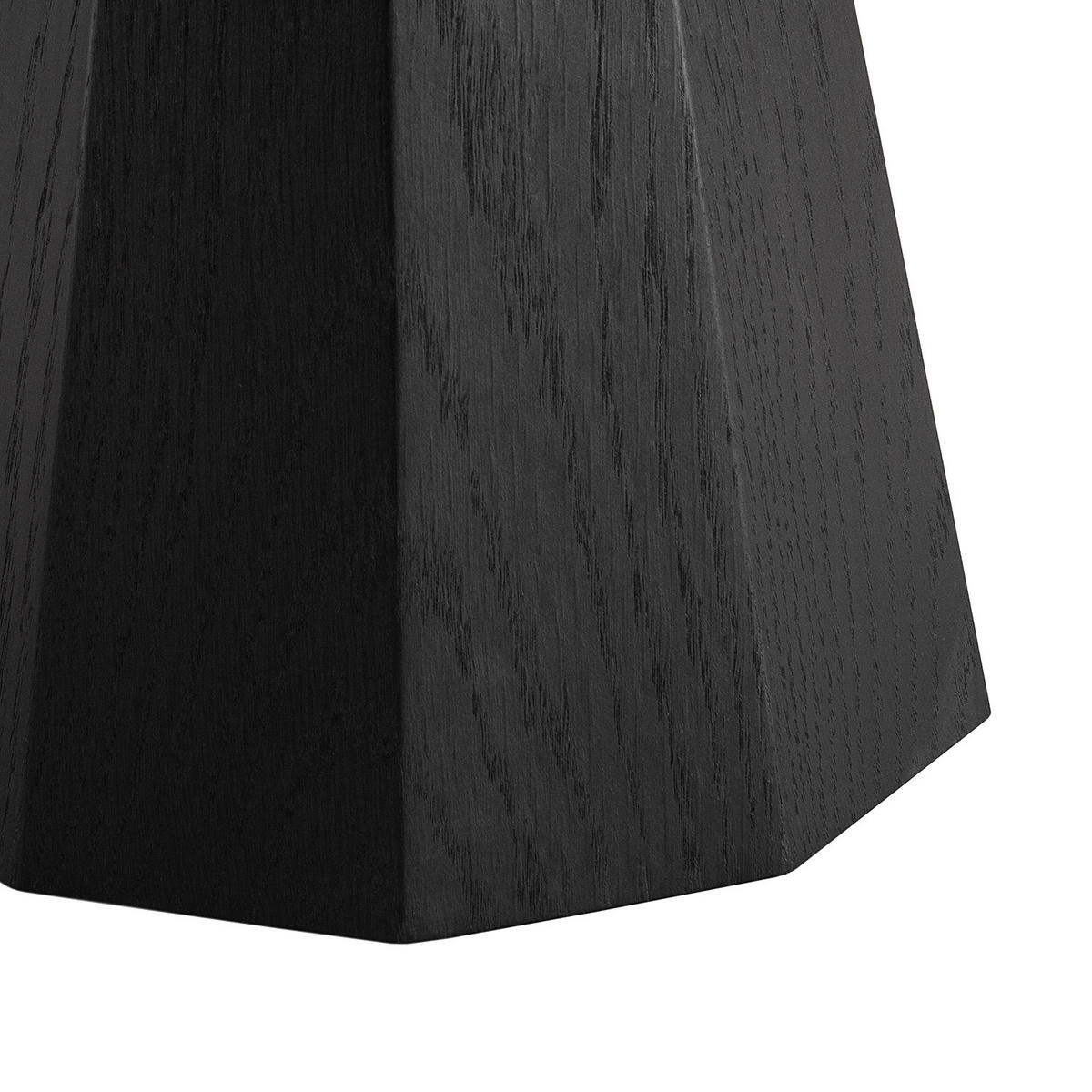 BEISTELLTISCH - Eichefarben/Schwarz, Holzwerkstoff (60/60/45cm) - home24