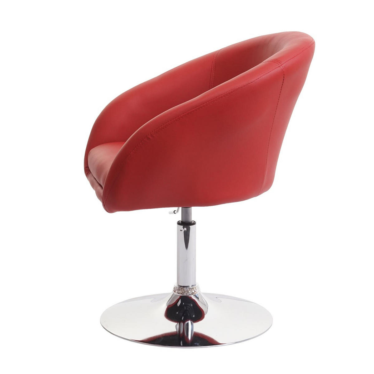 ESSZIMMERSTUHL Rot - Rot, Textil (59/90/60cm) - MCW