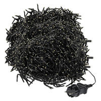 LED LICHTERKETTE Cluster Außen Innen 24,9 m Weihnachtsbeleuchtung 1920 LED Warmweiß - Weiß, Kunststoff (2790cm) - ECD-Germany