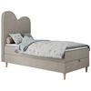 BOXBETT FLOW 90/180 Beige Struktur - H3 - Beige, Holz/Textil (90/180cm) - MKS