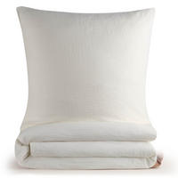 BETTWÄSCHE Musselin, 100% Baumwolle, 135/200 cm & 80/80 cm, Beige - Beige, Textil (135/200cm) - Blumtal