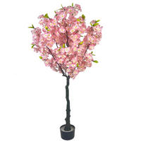 KUNSTPFLANZE Kirschblütenbaum, 150 cm hoch - Pink, Kunststoff (150cm) - Kaket