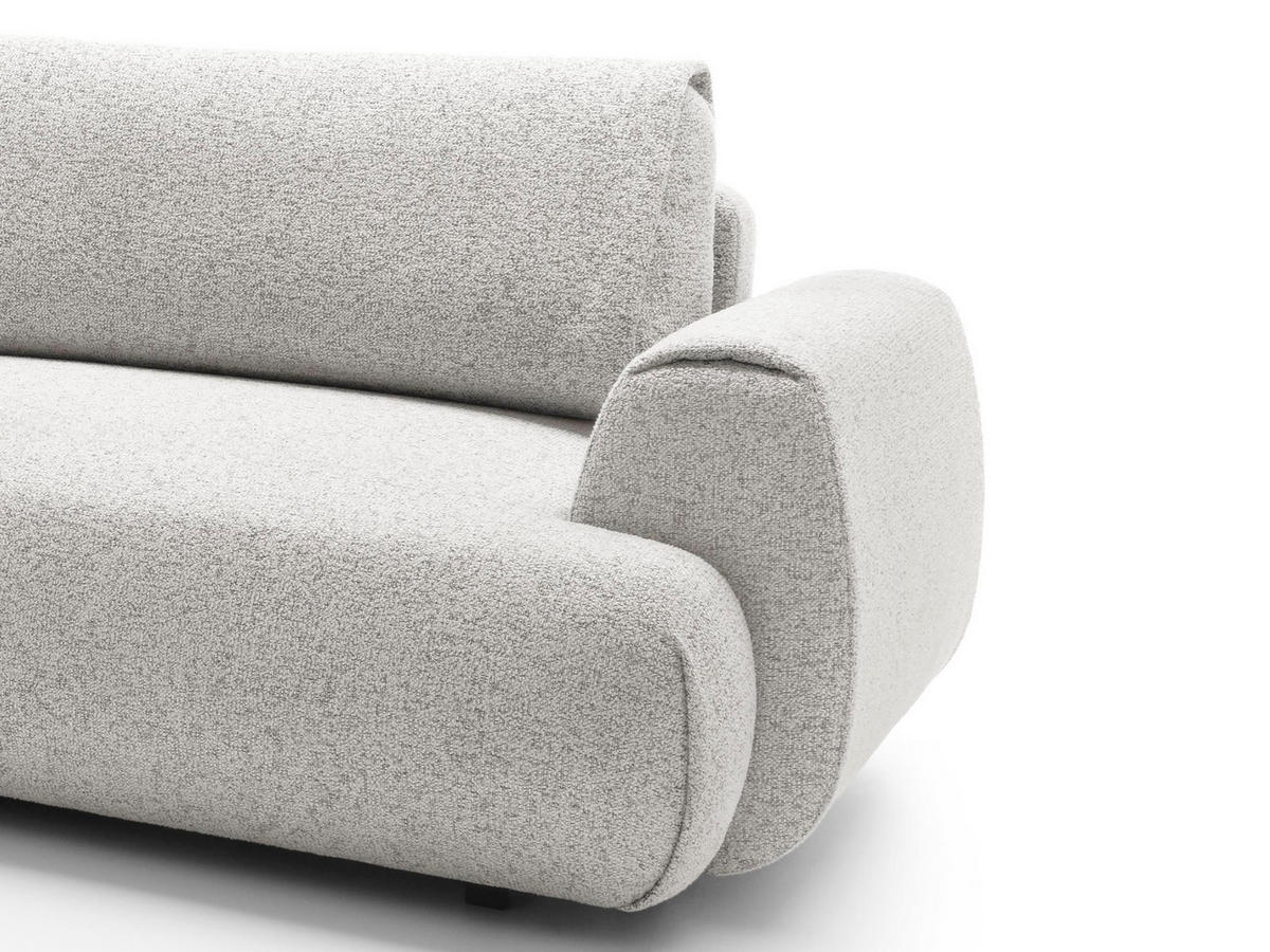 ECKSOFA Morena Hellgrau, mit Schlaffunktion, linke seite - Hellgrau/Schwarz, Holzwerkstoff/Textil (167/270cm) - Bettso