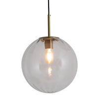 HÄNGELAMPE Magdala Hell Ø48/48 cm - Transparent, Glas (48/48/48cm) - Light & Living