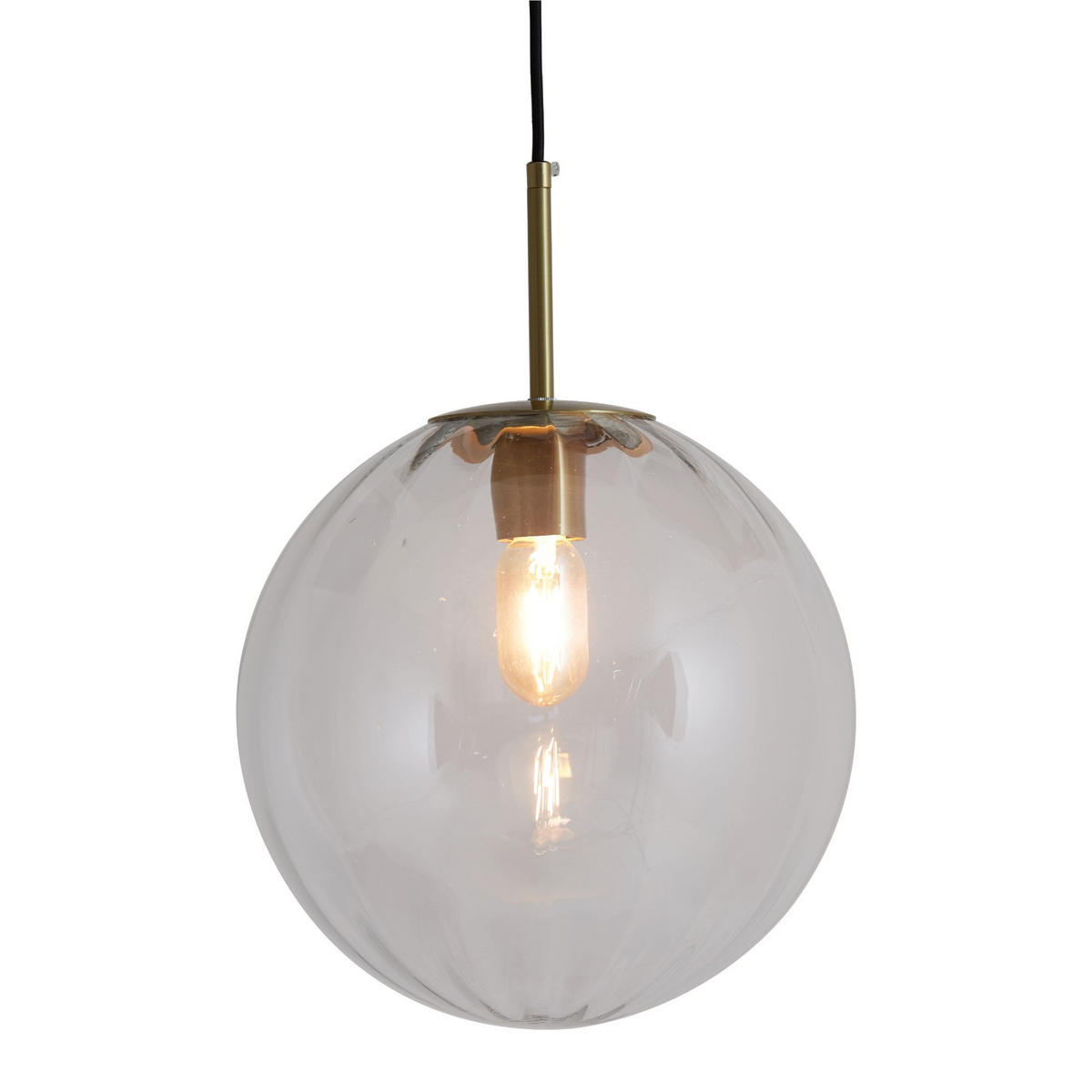 HÄNGELAMPE Magdala Hell Ø48/48 cm - Transparent, Glas (48/48/48cm) - Light & Living