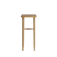 SÄULE Qiano Braun 42/42/100 cm - Braun, Holz (42/42/100cm) - Light & Living