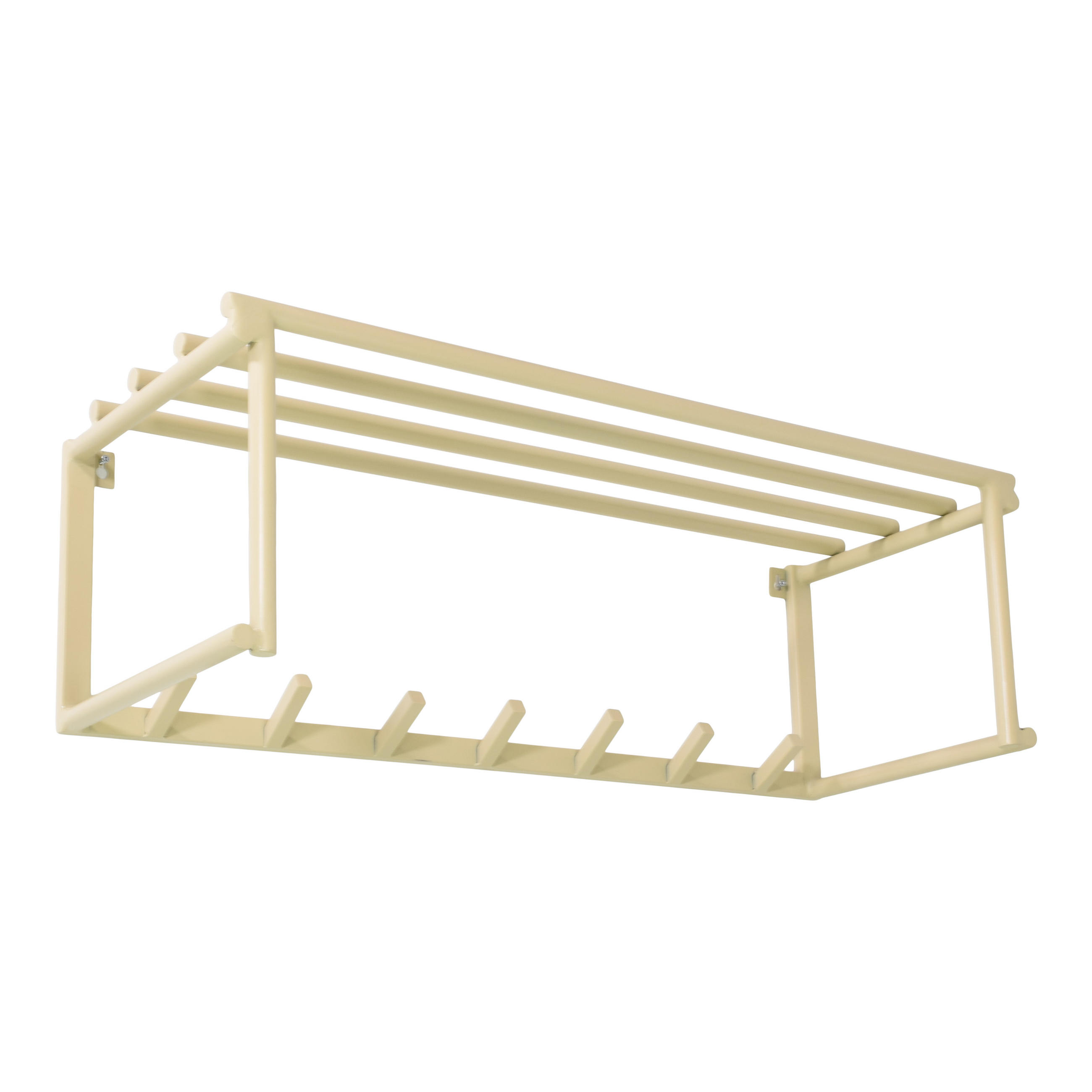 KLEIDERABLAGE Eddy - Beige, Metall (80/24/30cm) - LOFT42