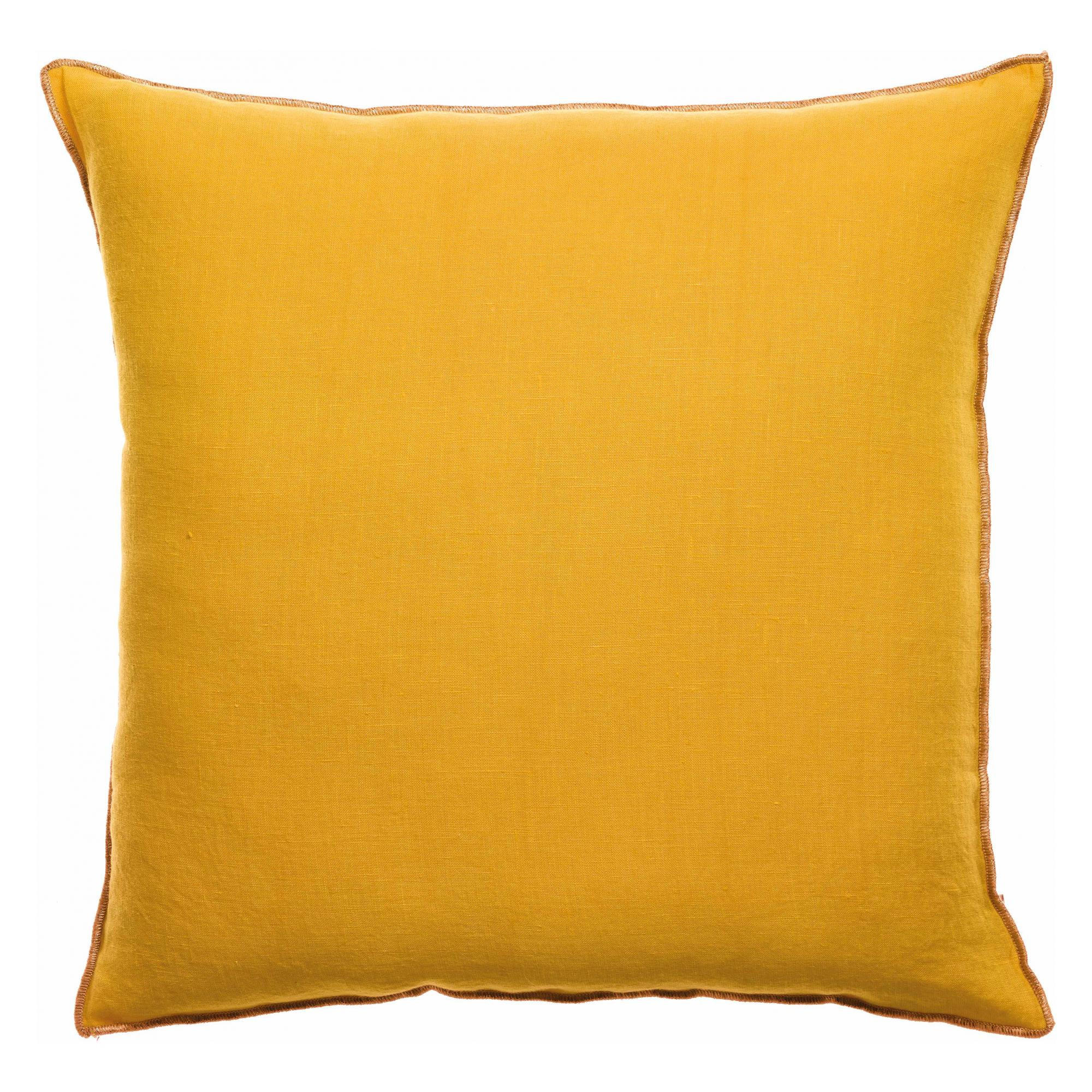 KISSEN Zeff Celeste mango 45 x 45 cm - Gelb, Textil (45/45cm) - Vivaraise