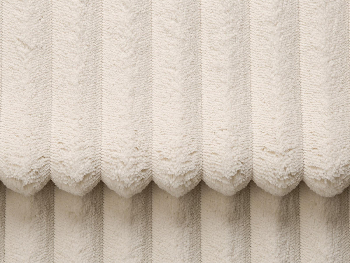 RECAMIERE ohne Schlaffunktion - 1 Person - samt - beige Pineta - Beige, Textil (180/67/115cm) - Vente-Unique