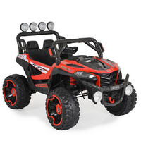 KINDER ELEKTROAUTO Jakarta BLK-819 rot 4 Motoren, Fernbedienung, MP3- und USB-Anschluss, Scheinwerfer - Rot, Kunststoff (122/81/60cm) - Moni