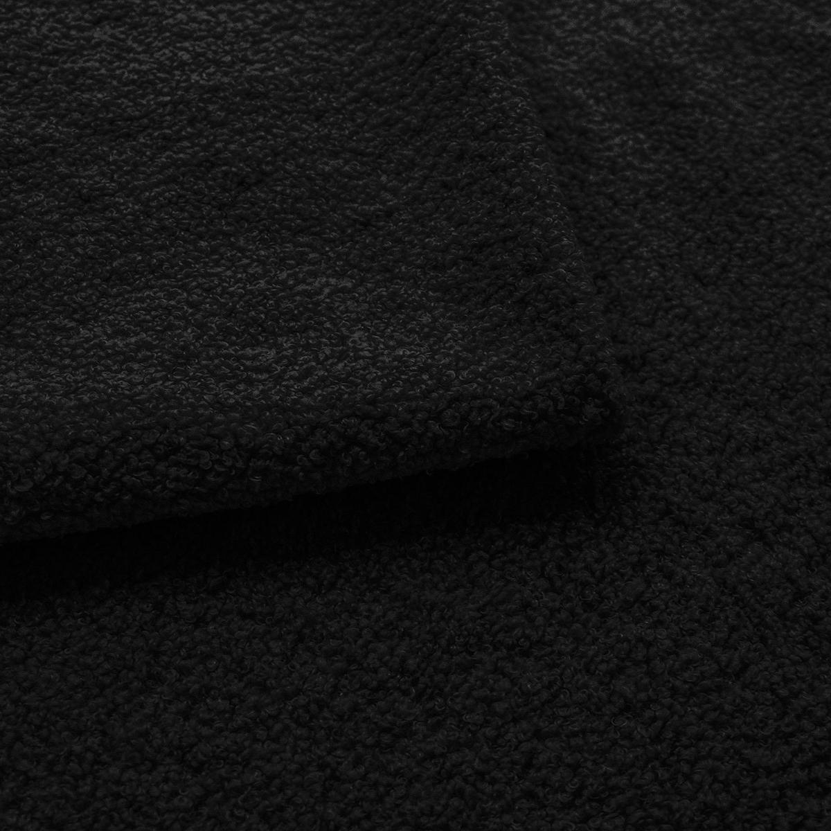 ECKSOFA WALONGO mit Schlaffunktion, Schwarz - Schwarz, Textil (261/143cm) - Fedve