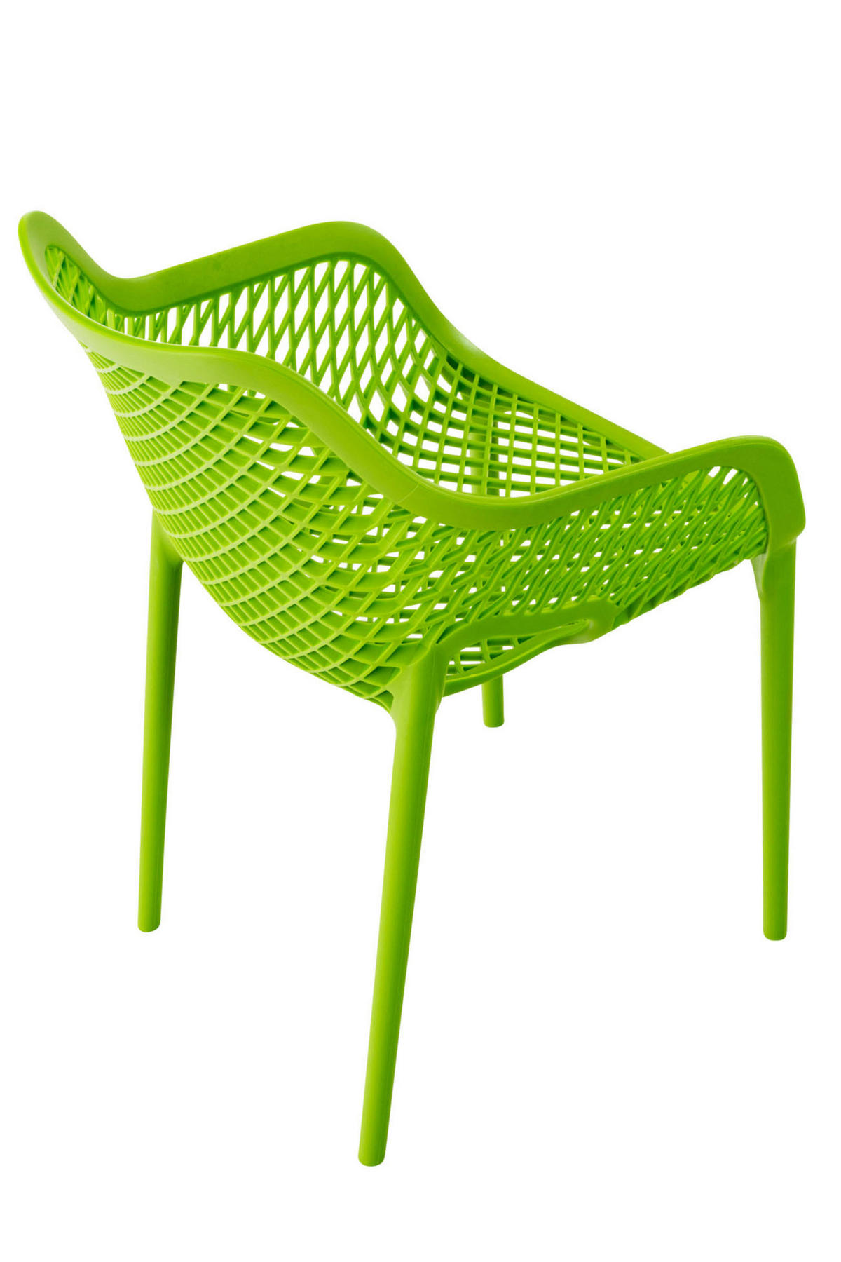 GARTENSTUHL 2er Set Kunststoff grün - Grün, Kunststoff (57/81/60cm) - CLP