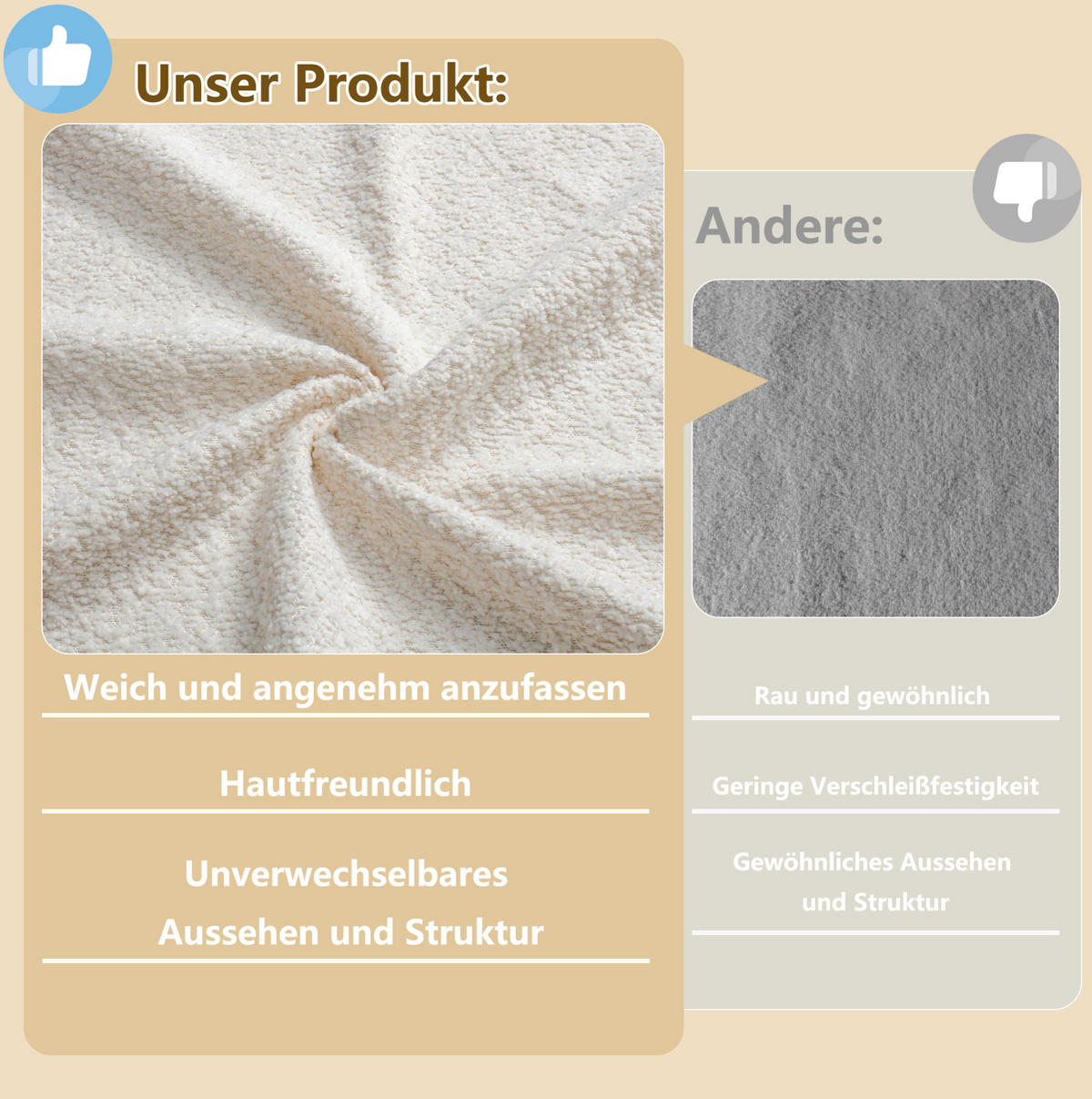 KINDERBETT Polsterbett 140/190 cm aus Samt und MDF mit abnehmbaren Seitengittern Beige - Beige, Textil (140/190cm) - Modenvie