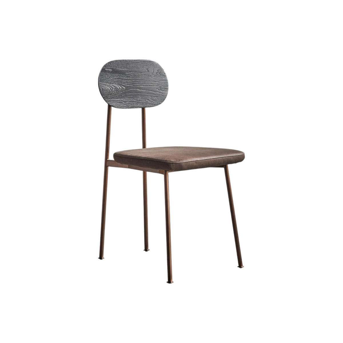 STUHL Yutapi Braun aus Stoff - Braun, Textil (46/89/60cm) - Tikamoon