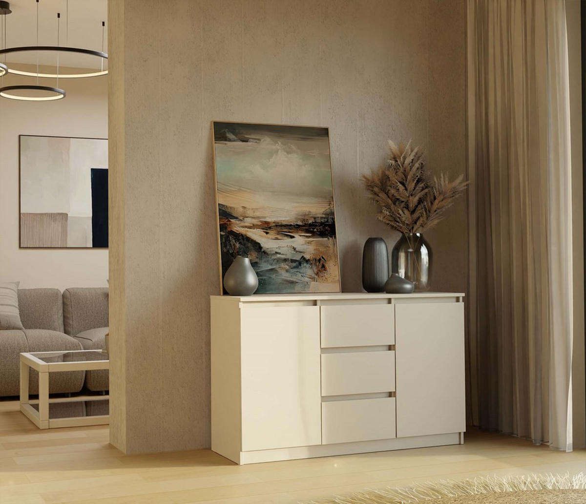 KOMMODE Kaschmir 120/75/40 - Kaschmir, Holzwerkstoff (120/75/40cm) - RAUMHIRSCH FURNITURE