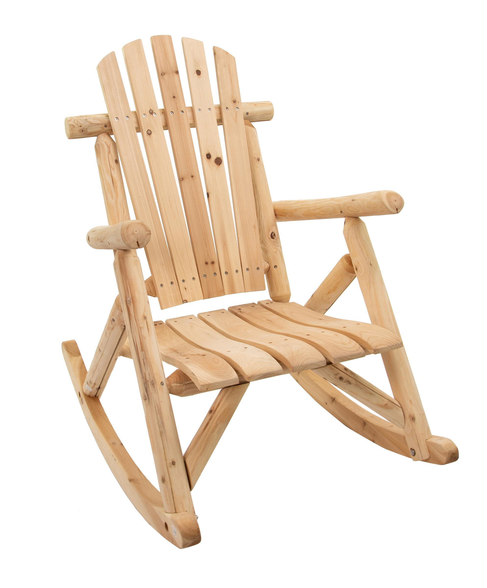»TIMBER« Schaukelstuhl FSC® 100% Tannenholz, massiv, naturbelassen - Naturfarben, Holz (80/175/120cm) - bellavista - Home & Garden