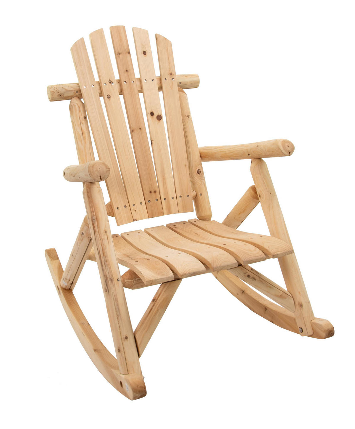 »TIMBER« Schaukelstuhl FSC® 100% Tannenholz, massiv, naturbelassen - Naturfarben, Holz (80/175/120cm) - bellavista - Home & Garden