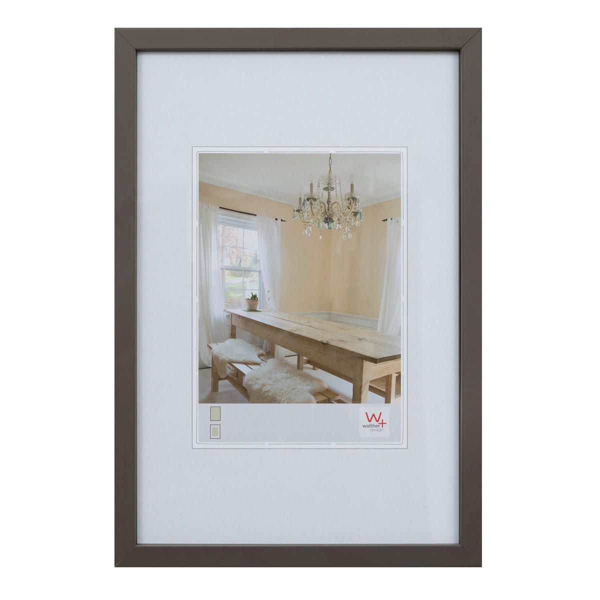 BILDERRAHMEN Peppers Holzrahmen 21x29,7 Grau - Grau, Holzwerkstoff (22.9/32/1.5cm) - walther design