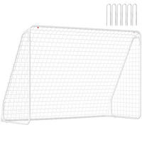 FUSSBALLTOR DE-18607 Trainings- & Spieltor 301x200 cm Weiß - Weiß, Metall (120/301cm) - ComfortXL